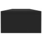 vidaXL Soporte de mesa para pantalla contrachapada negro 100x24x13 cm
