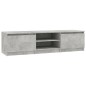 vidaXL Mueble de TV madera contrachapada gris hormigón 140x40x35,5 cm vidaXL Mueble de TV madera contrachapada gris hormigón 140x40x35,5 cm