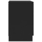 vidaXL Mesitas de noche 2 unidades aglomerado negro 38x35x56 cm vidaXL Mesitas de noche 2 unidades aglomerado negro 38x35x56 cm