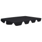 vidaXL Dosel de repuesto columpio de jardín negro 188/168x145/110 cm vidaXL Dosel de repuesto columpio de jardín negro 188/168x145/110 cm