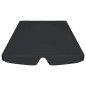 vidaXL Dosel de repuesto columpio de jardín negro 188/168x145/110 cm vidaXL Dosel de repuesto columpio de jardín negro 188/168x145/110 cm