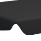 vidaXL Dosel de repuesto columpio de jardín negro 188/168x145/110 cm vidaXL Dosel de repuesto columpio de jardín negro 188/168x145/110 cm
