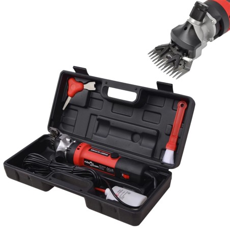 vidaXL Set de maquinilla esquiladora para ovejas 320 W