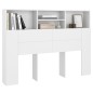 vidaXL Mueble cabecero blanco 140x19x103,5 cm vidaXL Mueble cabecero blanco 140x19x103,5 cm