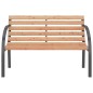 vidaXL Banco de jardín de madera y hierro 120 cm vidaXL Banco de jardín de madera y hierro 120 cm