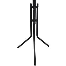 vidaXL Perchero de metal negro 