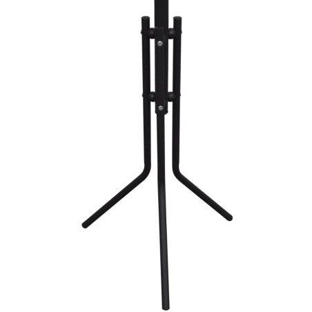 vidaXL Perchero de metal negro 