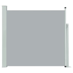 vidaXL Toldo lateral retráctil de jardín gris 170x300 cm