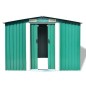 vidaXL Caseta de jardín de metal 257x205x178 cm verde vidaXL Caseta de jardín de metal 257x205x178 cm verde
