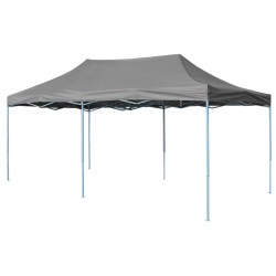 vidaXL Carpa de fiesta desplegable plegable antracita