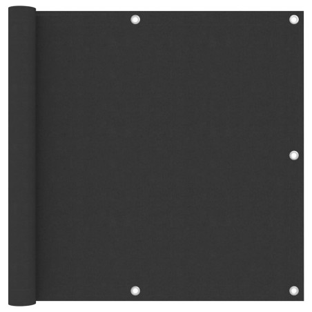 vidaXL Biombo para balcón de tela oxford antracita 90x300 cm