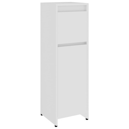 vidaXL Armario de baño madera contrachapada blanco 30x30x95 cm