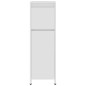 vidaXL Armario de baño madera contrachapada blanco 30x30x95 cm