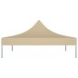 vidaXL Techo de carpa para celebraciones beige 270 g/m² vidaXL Techo de carpa para celebraciones beige 270 g/m²