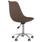 vidaXL Sillas de comedor giratorias 2 unidades tela marrón vidaXL Sillas de comedor giratorias 2 unidades tela marrón