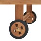 vidaXL Tumbona de madera maciza de teca vidaXL Tumbona de madera maciza de teca
