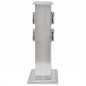 vidaXL Columna con enchufes para el jardín acero inoxidable negro vidaXL Columna con enchufes para el jardín acero inoxidable negro