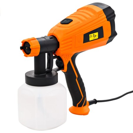 vidaXL Pistola de pintura eléctrica con 3 tamaños boquilla 500W 800ml