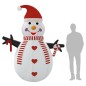 vidaXL Muñeco de nieve hinchable con LED 250 cm vidaXL Muñeco de nieve hinchable con LED 250 cm