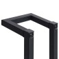 vidaXL Toallero de hierro negro 12,5x12,5x60 cm