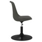 vidaXL Sillas de comedor giratorias 2 unidades terciopelo gris oscuro vidaXL Sillas de comedor giratorias 2 unidades terciopelo gris oscuro