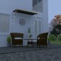 vidaXL Toldo retráctil con LED gris antracita 250x150 cm vidaXL Toldo retráctil con LED gris antracita 250x150 cm