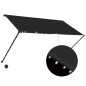 vidaXL Toldo retráctil con LED gris antracita 250x150 cm vidaXL Toldo retráctil con LED gris antracita 250x150 cm