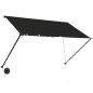 vidaXL Toldo retráctil con LED gris antracita 250x150 cm vidaXL Toldo retráctil con LED gris antracita 250x150 cm