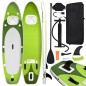 vidaXL Set de tabla de paddle surf hinchable verde 330x76x10 cm vidaXL Set de tabla de paddle surf hinchable verde 330x76x10 cm