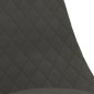 vidaXL Sillas de comedor giratorias 2 unidades terciopelo gris oscuro vidaXL Sillas de comedor giratorias 2 unidades terciopelo gris oscuro