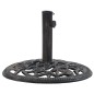 vidaXL Base de sombrilla de hierro fundido color bronce 12 kg 48 cm vidaXL Base de sombrilla de hierro fundido color bronce 12 kg 48 cm
