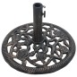 vidaXL Base de sombrilla de hierro fundido color bronce 12 kg 48 cm vidaXL Base de sombrilla de hierro fundido color bronce 12 kg 48 cm