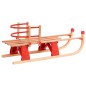 vidaXL Trineo de nieve plegable con respaldo madera 119 cm vidaXL Trineo de nieve plegable con respaldo madera 119 cm