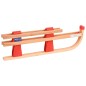 vidaXL Trineo de nieve plegable con respaldo madera 119 cm vidaXL Trineo de nieve plegable con respaldo madera 119 cm