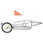 vidaXL Remolque de bicicleta para equipaje con bolsa naranja y negro vidaXL Remolque de bicicleta para equipaje con bolsa naranja y negro