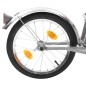 vidaXL Remolque de bicicleta para equipaje con bolsa naranja y negro vidaXL Remolque de bicicleta para equipaje con bolsa naranja y negro