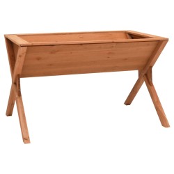 vidaXL Jardinera de madera de abeto 90x55x56 cm
