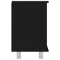 vidaXL Armario de baño madera contrachapada negro 60x32x53,5 cm vidaXL Armario de baño madera contrachapada negro 60x32x53,5 cm