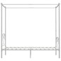 vidaXL Estructura de cama con dosel metal blanco 90x200 cm vidaXL Estructura de cama con dosel metal blanco 90x200 cm
