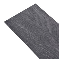 vidaXL Lamas para suelo de PVC autoadhesivas 5,02m² 2mm negro y blanco  