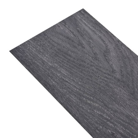 vidaXL Lamas para suelo de PVC autoadhesivas 5,02m² 2mm negro y blanco  