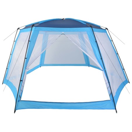vidaXL Carpa para piscina de tela azul 660x580x250 cm