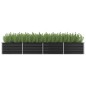 vidaXL Arriate de acero galvanizado gris antracita 320x80x45 cm vidaXL Arriate de acero galvanizado gris antracita 320x80x45 cm