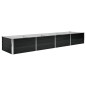 vidaXL Arriate de acero galvanizado gris antracita 320x80x45 cm vidaXL Arriate de acero galvanizado gris antracita 320x80x45 cm