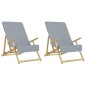 vidaXL Toallas de playa 2 uds tela gris 400 g/m² 60x135 cm vidaXL Toallas de playa 2 uds tela gris 400 g/m² 60x135 cm