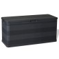 vidaXL Caja de almacenamiento de jardín negra 117x45x56 cm vidaXL Caja de almacenamiento de jardín negra 117x45x56 cm