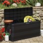 vidaXL Caja de almacenamiento de jardín negra 117x45x56 cm vidaXL Caja de almacenamiento de jardín negra 117x45x56 cm