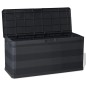 vidaXL Caja de almacenamiento de jardín negra 117x45x56 cm vidaXL Caja de almacenamiento de jardín negra 117x45x56 cm