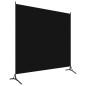 vidaXL Biombo divisor de 1 panel negro 175x180 cm vidaXL Biombo divisor de 1 panel negro 175x180 cm