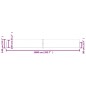 vidaXL Toldo lateral retráctil antracita 140x1000 cm